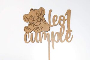 Little_Dreams_ Topper personalizado de madera, Decoración para Tartas de cumpleaños Topper,Cake Topper cumpleaños,Cupcake Decoration, Cake Decorations,Cupcake Toppers