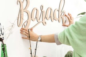 KUKO – Nombre Personalizable en Madera | Nombre o Palabra Personalizada en Madera de Haya o MDF | Tamaño Mediano o Grande | Decoración para el Hogar | Letras Decorativas