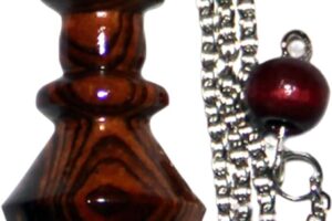 Péndulo de Madera DIVA para Radiestesia, Adivinación y Sanación P4lux fabricación en madera exótica, artesanalmente