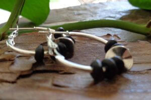 ✿ 2,5 CM DE MADERA NATURAL aro del BOHO pendientes ✿ tribal en el estilo de Bali