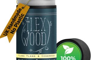 Desodorante natural de madera de cedro y ylang ylang, 70 ml. Desodorante en barra natural, vegano, sin plástico, respetuoso con el medio ambiente, libre de crueldad animal, hecho a mano